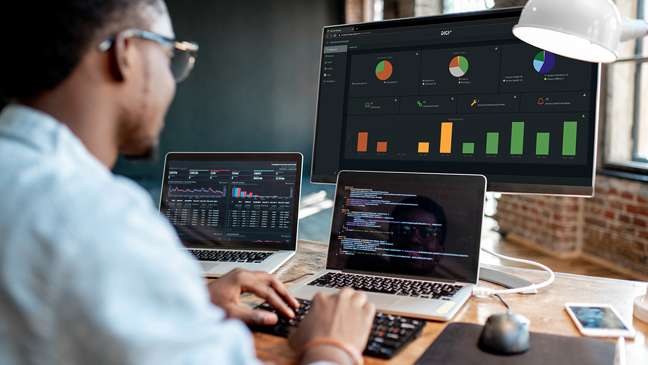 Network engineer using Digi Remote Manager