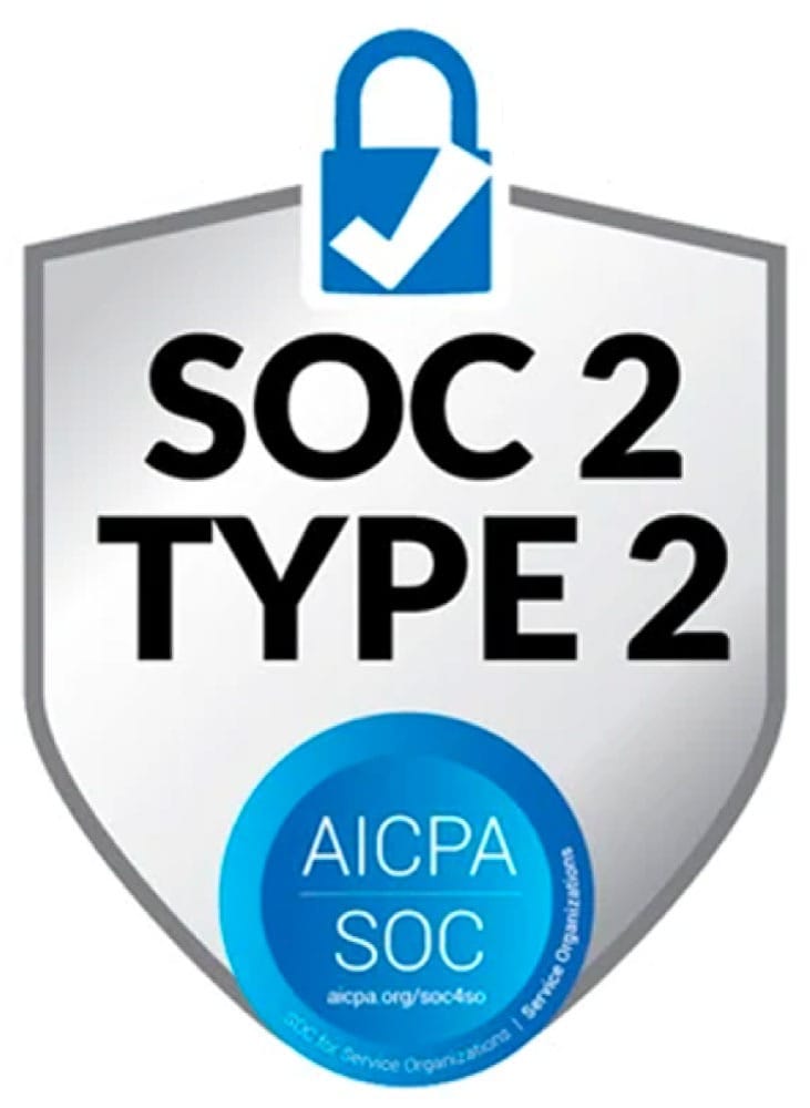 SOC 2 Type II security certification badge