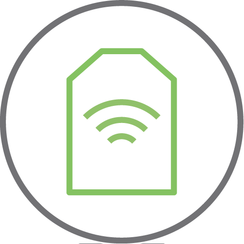 Wireless module icon.